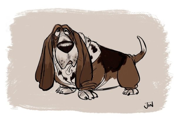 Бассет хаунд Дисней