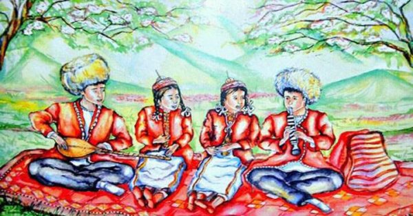 Туркмен иллюстрация