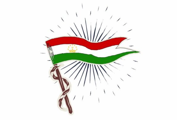 Узбеки в национальном костюме вектор