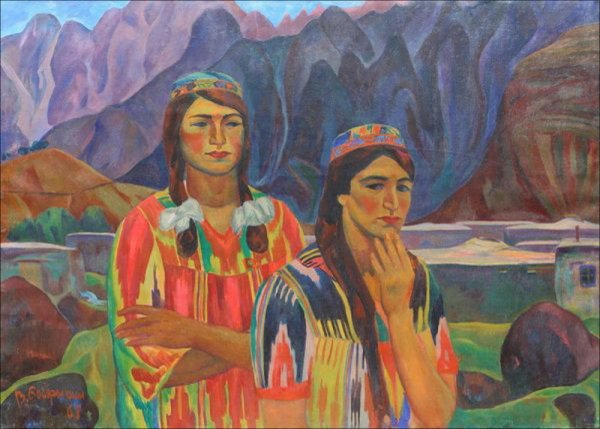 Векторные куклы в национальных костюмах