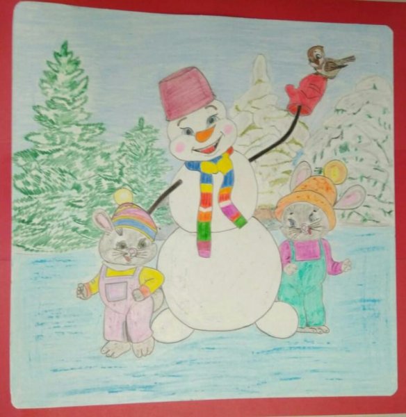 Снеговик-почтовик мультфильм