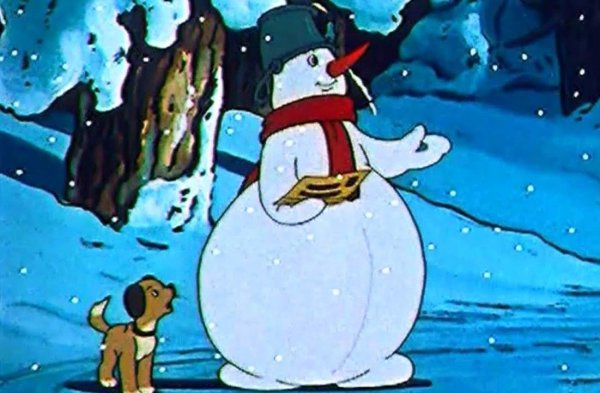 Снеговик-почтовик мультфильм
