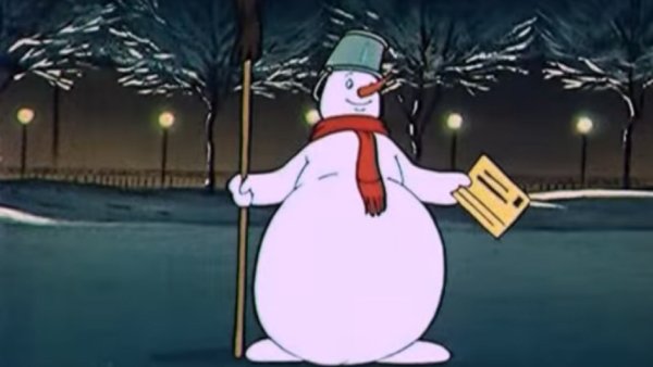 Снеговик-почтовик мультфильм