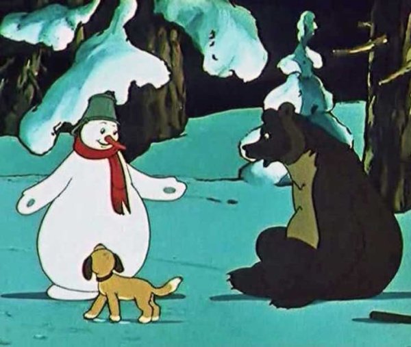 Мультик Снеговик почтовик