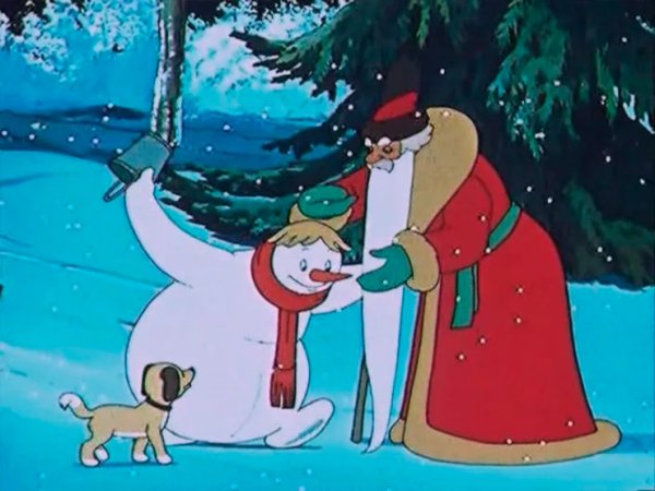 Снеговик-почтовик мультфильм 1955