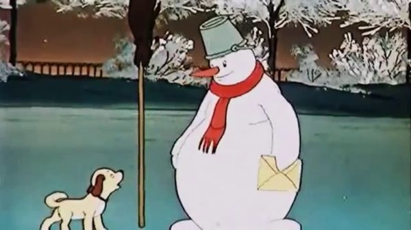 Снеговик-почтовик мультфильм 1955