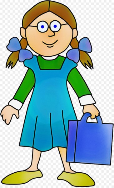 Школьник мультяшный