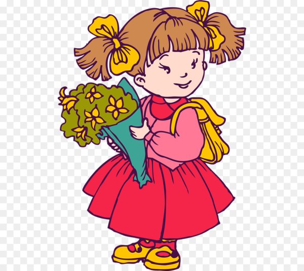 Девочка за партой рисунок