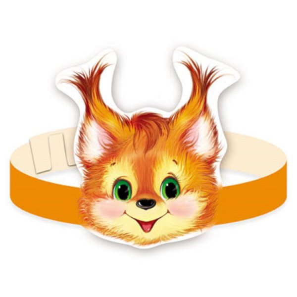 Маска белки на голову