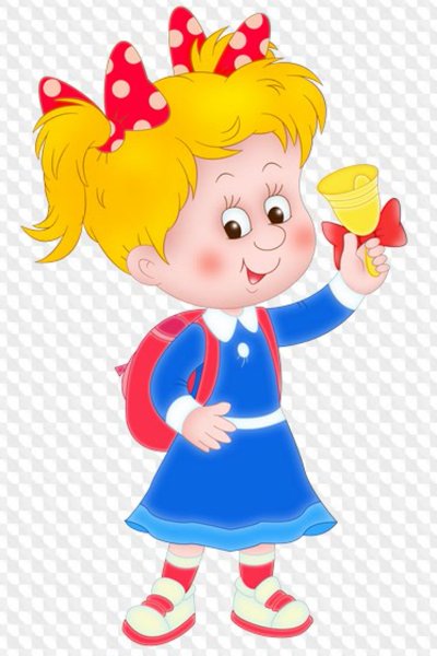 Ученица на прозрачном фоне