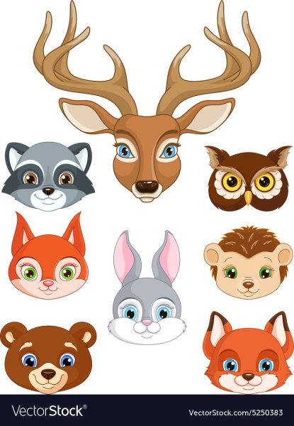 Мордочка белочки для маски