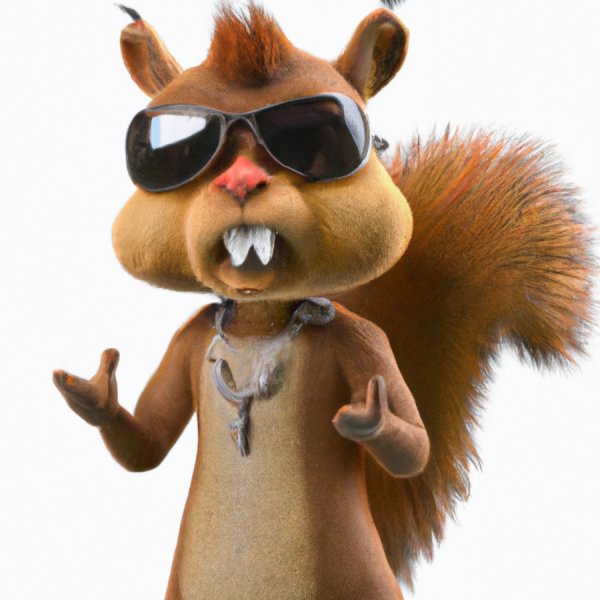 Морда белки рисунок карандашом