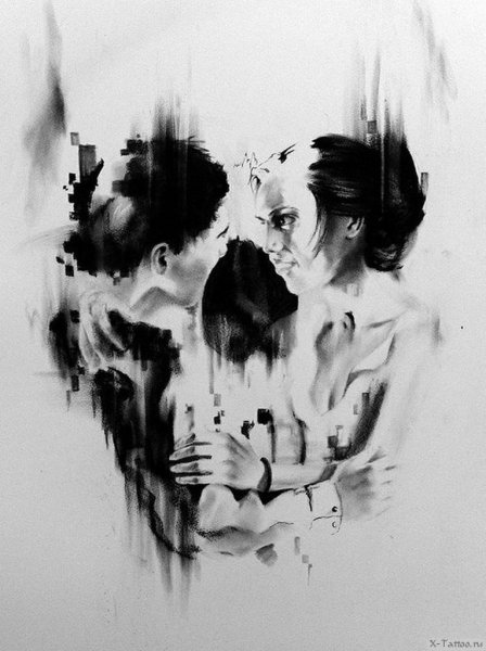 Невзаимная любовь рисунок