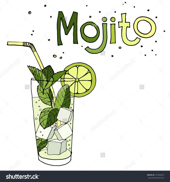 Рисунок Мохито легкий