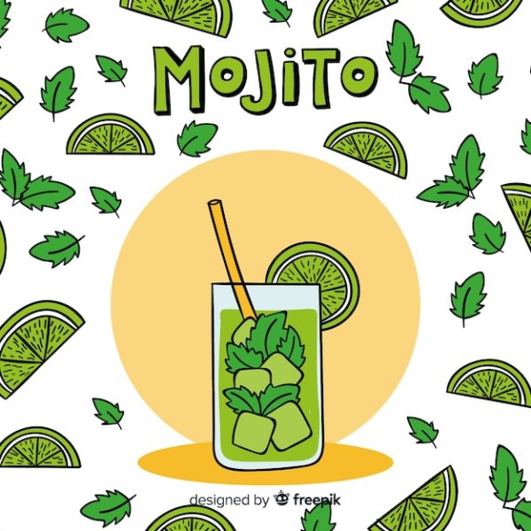 Мохито скетч маркерами