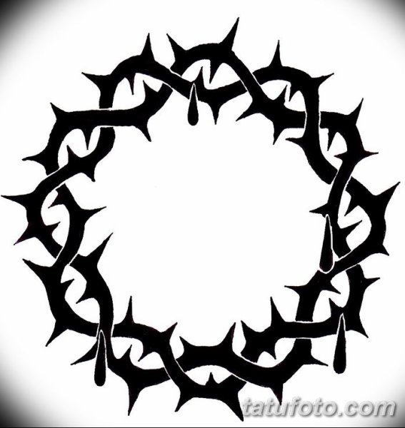 Терновый венец тату