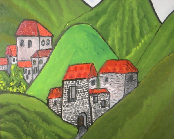 Рисунок Грузия для детей