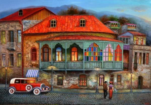 Мцыри пейзаж Грузии монастырь