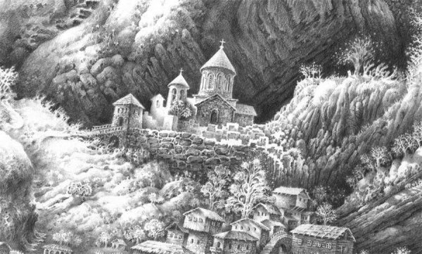 Сванские башни рисунки