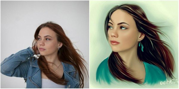 Эффект рисунка