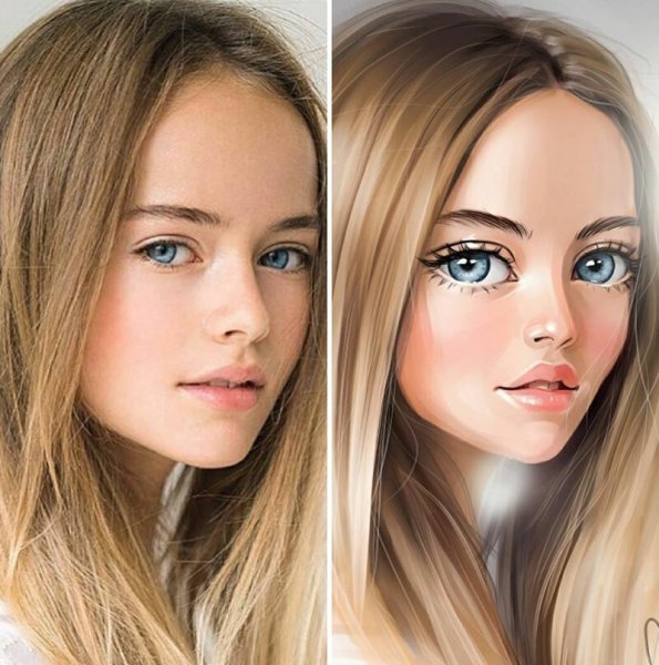 Портрет стилизованный под живопись