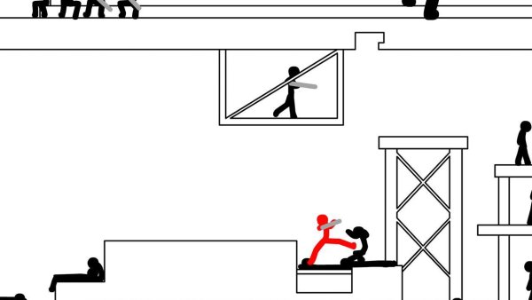 Стикмен раскраска