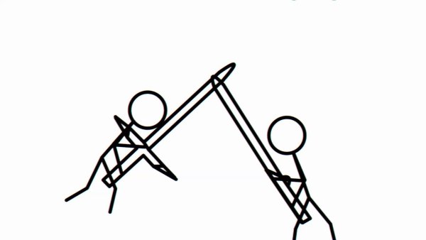 Стикмены карандашом