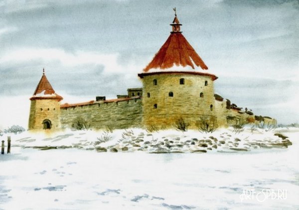 Крепость орешек картина