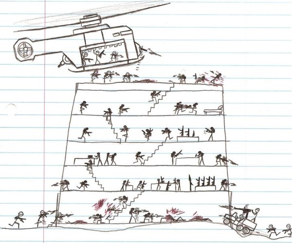 Война СТИКМЕНОВ рисунки