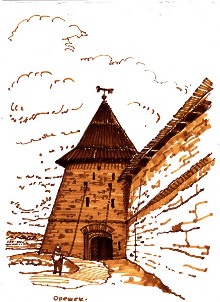 Крепость орешек 13 век