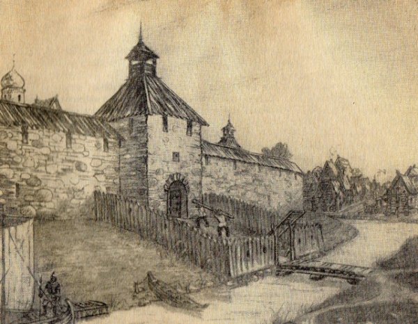 Шлиссельбургская крепость 18 век