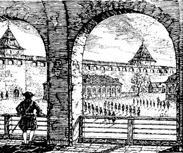 Шлиссельбургская крепость 18 век