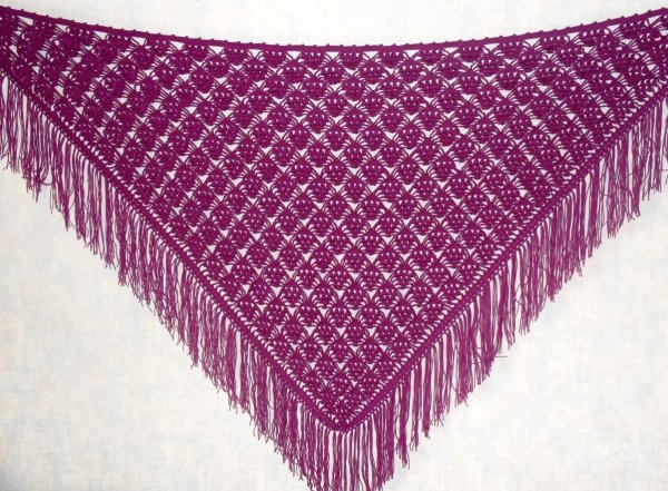 Шаль Виноградная гроздь