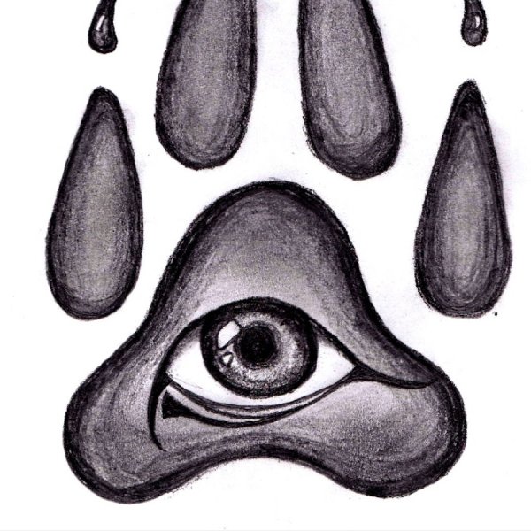 Волчья лапа эскиз