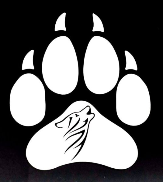 Волчья лапа вектор