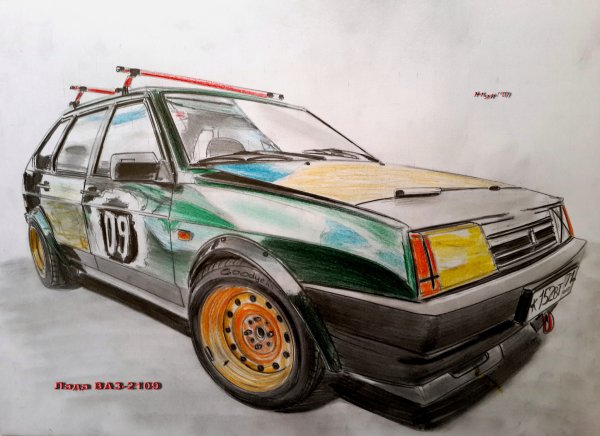 Лада 2109 скетч