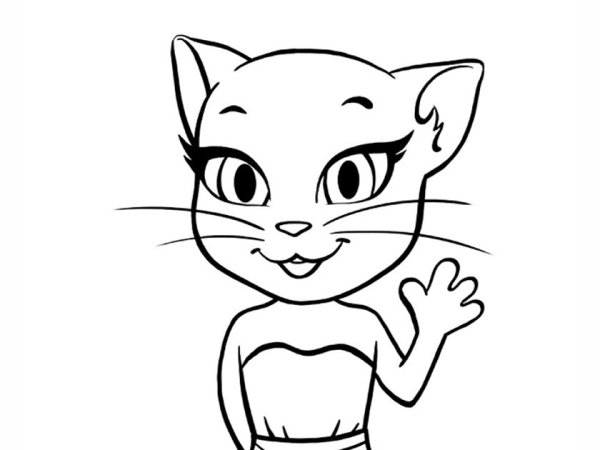 Раскраски том Анжела Джинджер Хэнк Бен