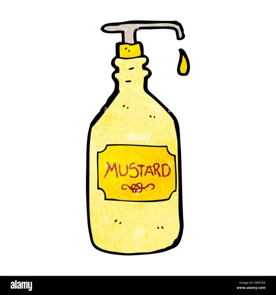 Соус горчичный вектор
