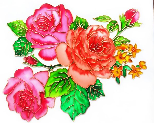 Рисуем цветок розы