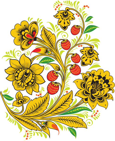 Русские народные росписи Хохломская