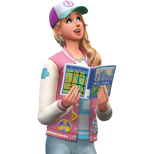 Симс персонажи на белом фоне