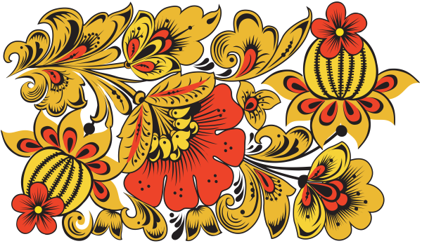 Роспись Хохломская русская народная