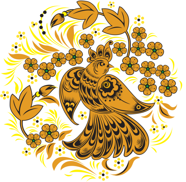 Жар птица Хохлома