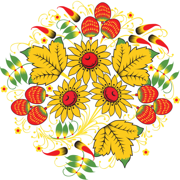 Хохлома узор