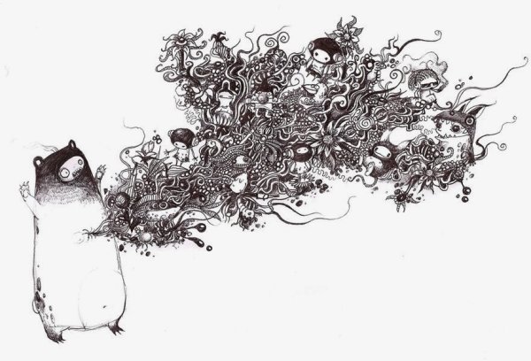 Живопись Авангард акварель