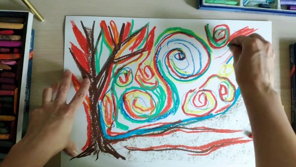 Эмилия Вакуленко спонтанный рисунок