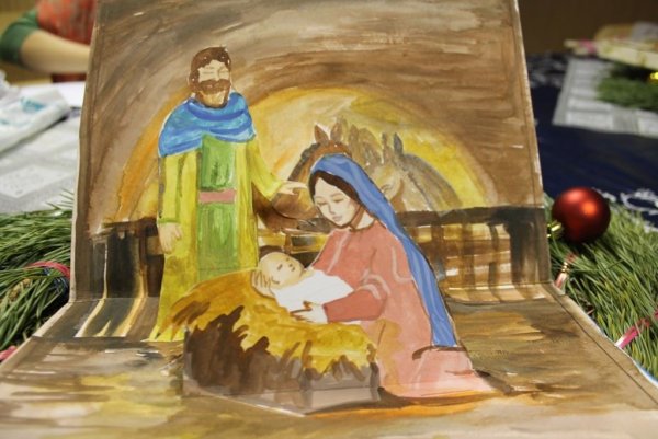 Рождественские рисунки и поделки