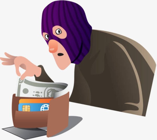 Мошенник иллюстрация