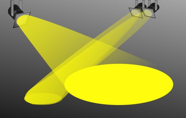 Луч прожектора вектор