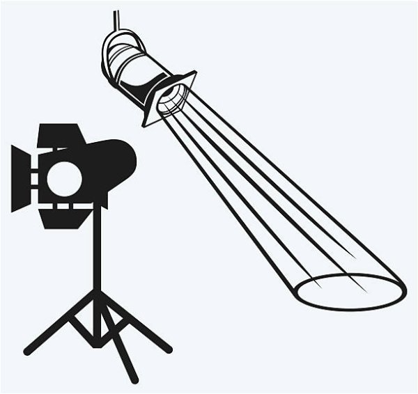 Прожектор рисовать